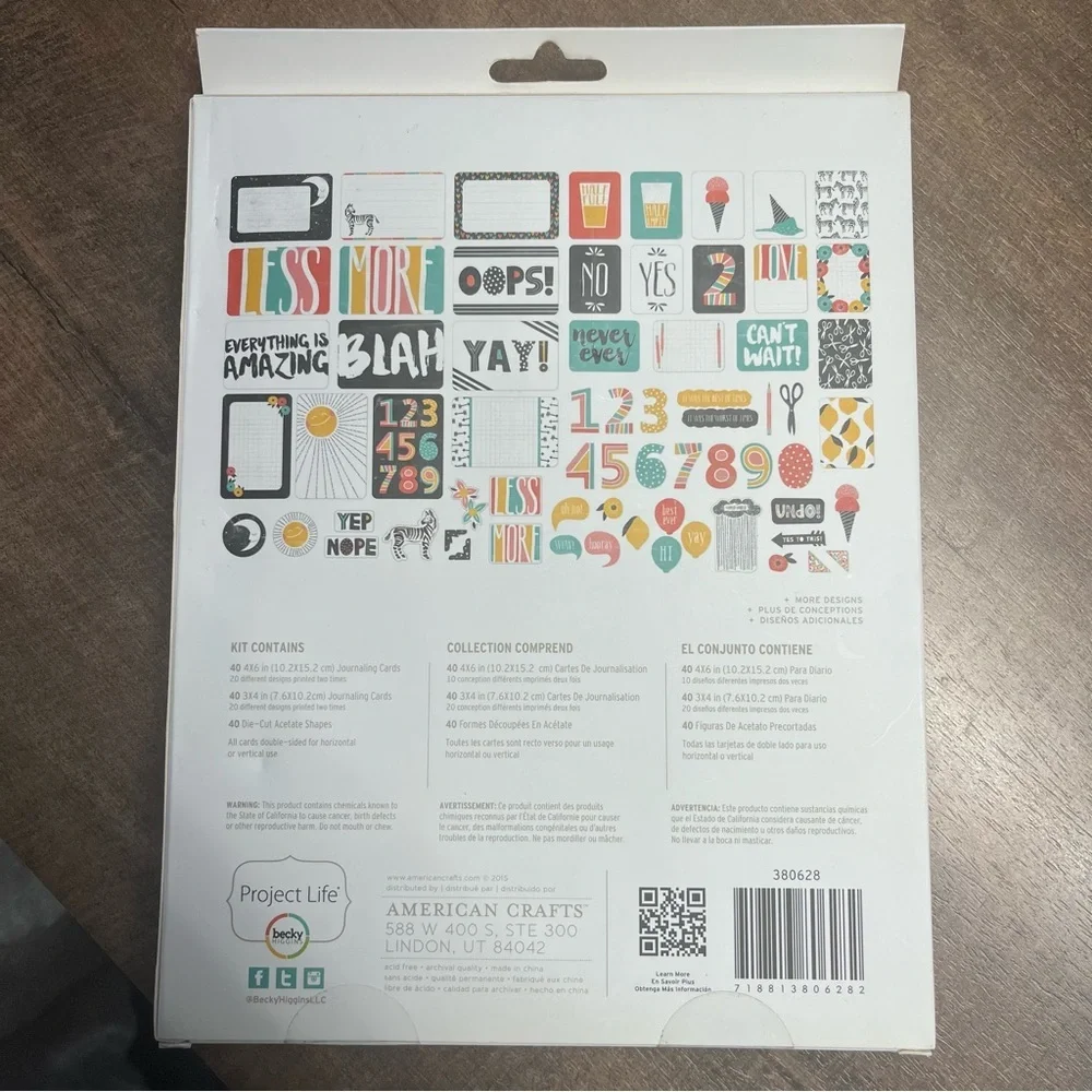 Becky Higgins Card Making Kit NEW Craft This And That Project Life
